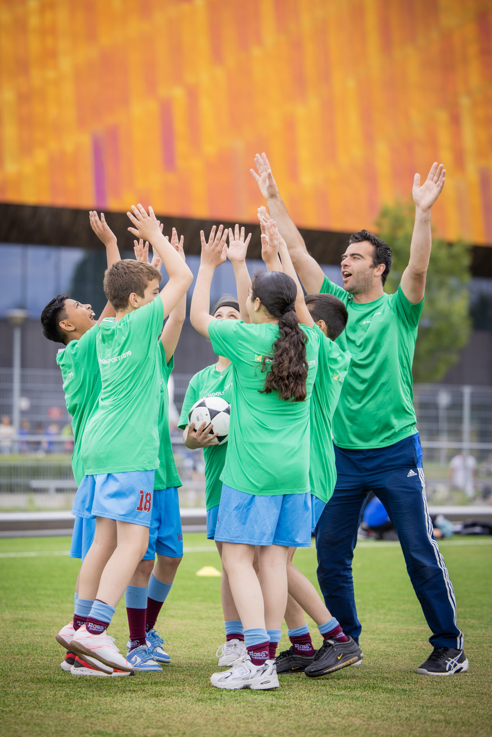 Schoolsport voetbal in Den Haag