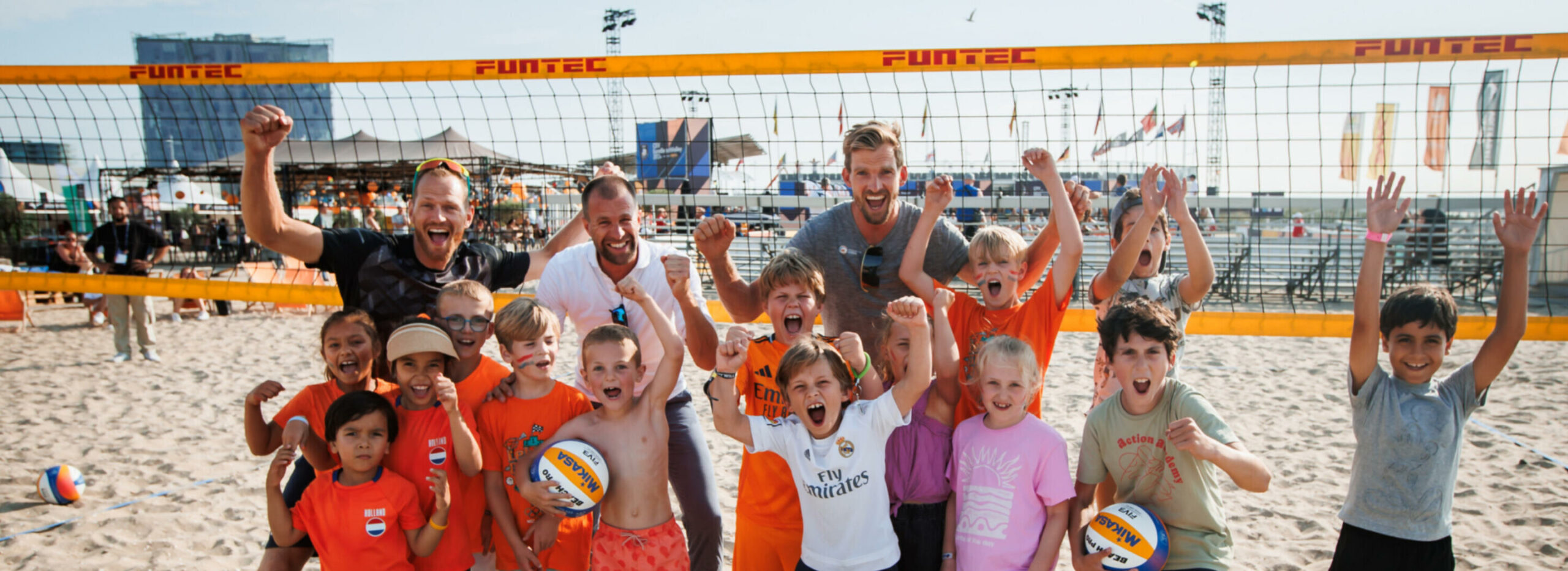 Kick off EK beachvolleybal Scheveningen