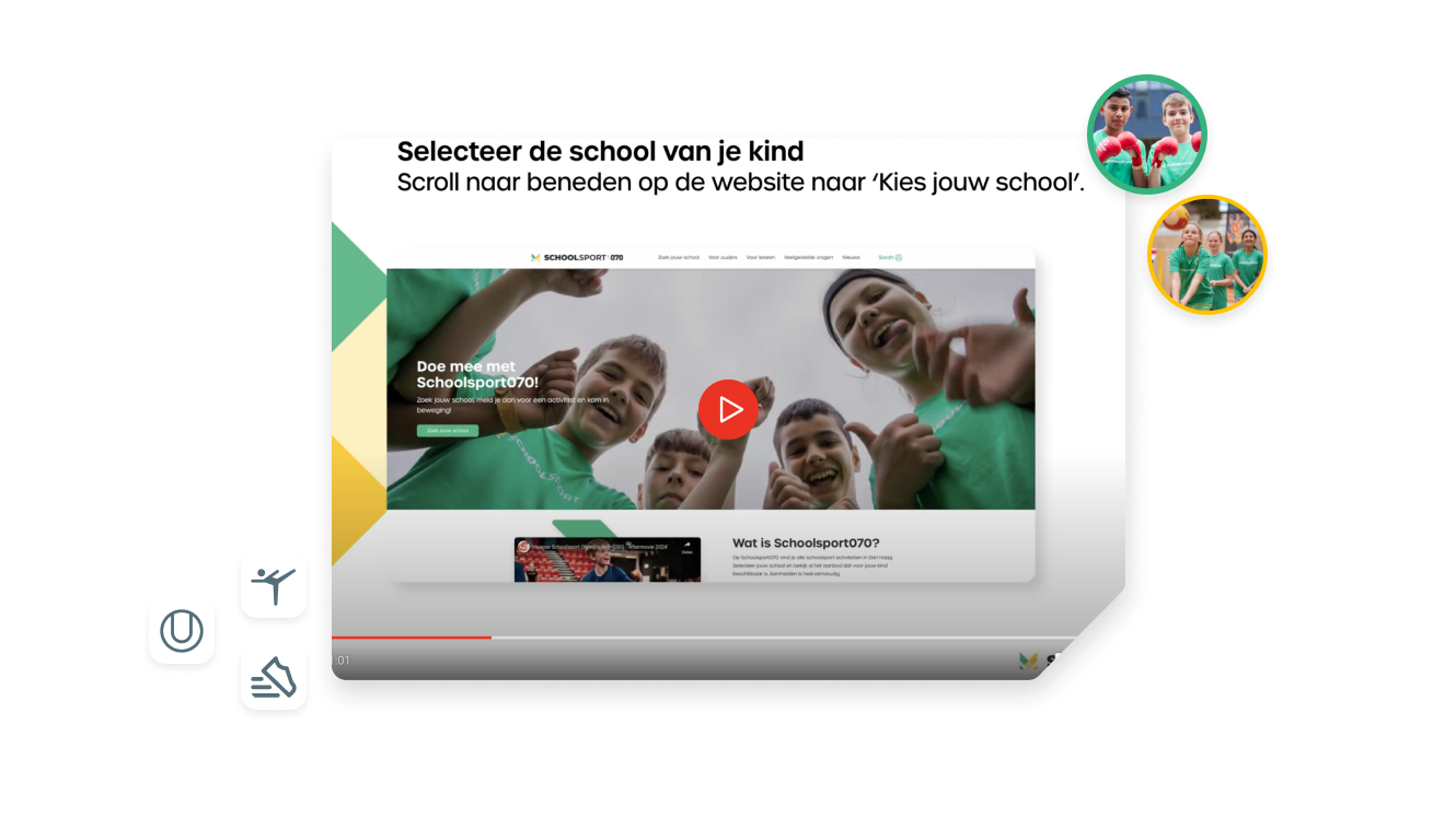 Uitlegvideo's van Schoolsport070