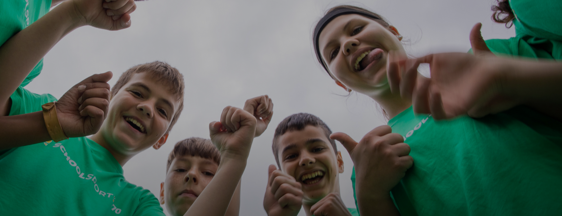 Kinderen doen aan schoolsport in Den Haag